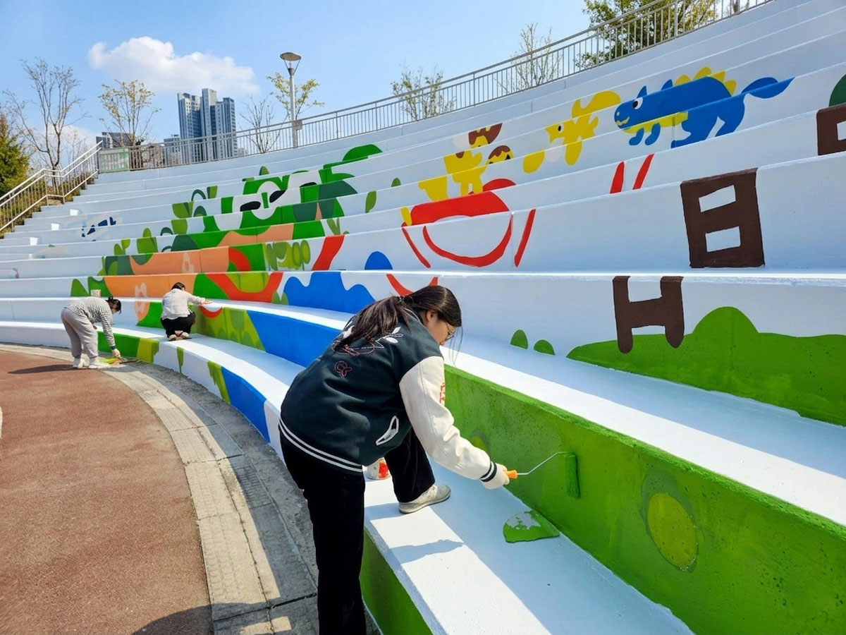 세계동요대회 계단벽화 4